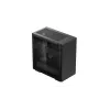 PC korpuss DeepCool MACUBE 110 Midi Tower Melns — microATX/Mini-ITX, rūdīts stikls, atbalsta GPU 320 mm, CPU dzesētājs 165 mm
