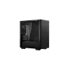 PC korpuss DeepCool MACUBE 110 Midi Tower Melns — microATX/Mini-ITX, rūdīts stikls, atbalsta GPU 320 mm, CPU dzesētājs 165 mm
