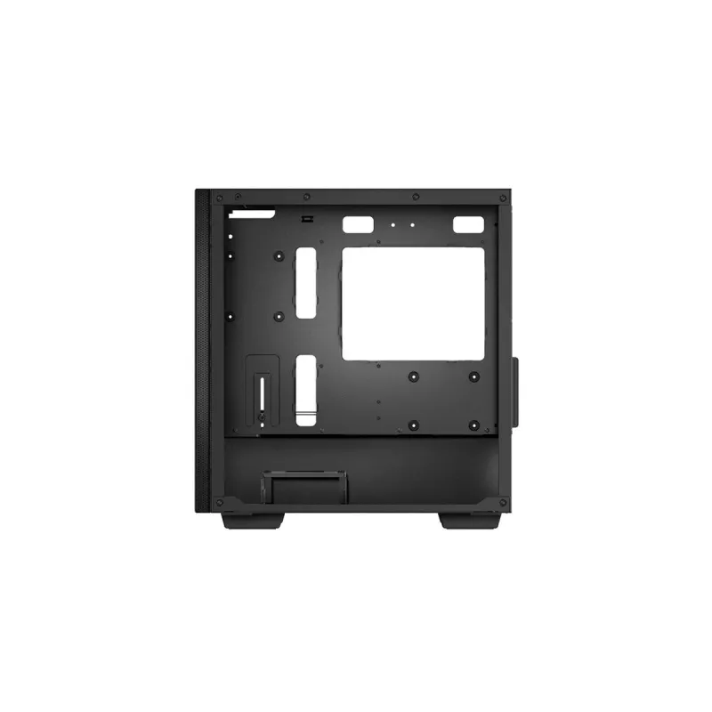 PC korpuss DeepCool MACUBE 110 Midi Tower Melns — microATX/Mini-ITX, rūdīts stikls, atbalsta GPU 320 mm, CPU dzesētājs 165 mm