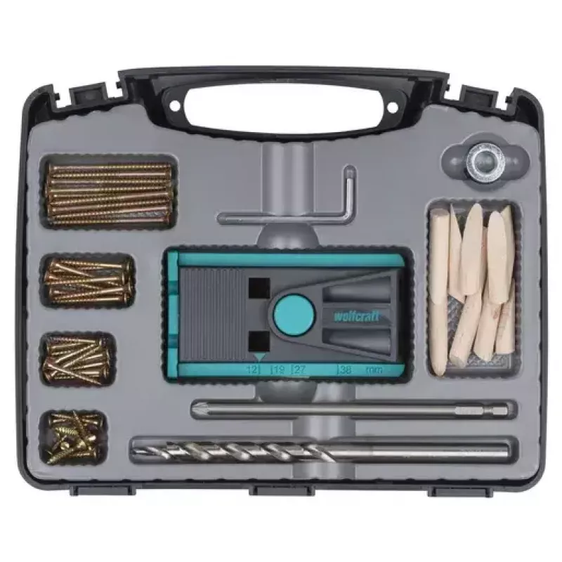 Wolfcraft Undercover Jig Sets – slēpto savienojumu urbšanas komplekts