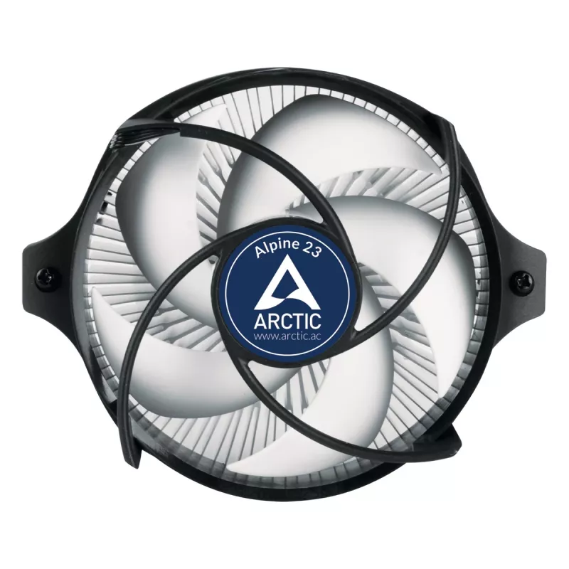 ARCTIC Alpine 23 - Kompakts AMD CPU dzesētājs, 9 cm ventilators, alumīnijs, melns