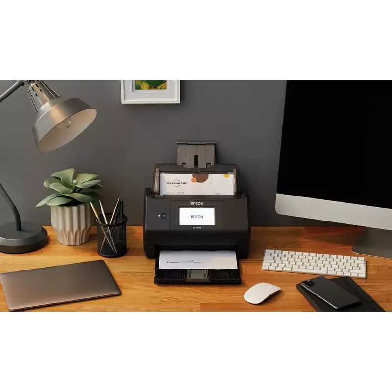 Epson WorkForce ES-580W lokšņu skeneris A4, 600 x 600 DPI, melns