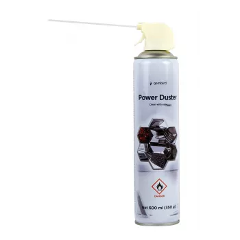 Saspiestā gaisa tīrītājs GEMBIRD CK-CAD-FL600-01 — 600 ml, 0,06 bāri, uzliesmojošs aerosols