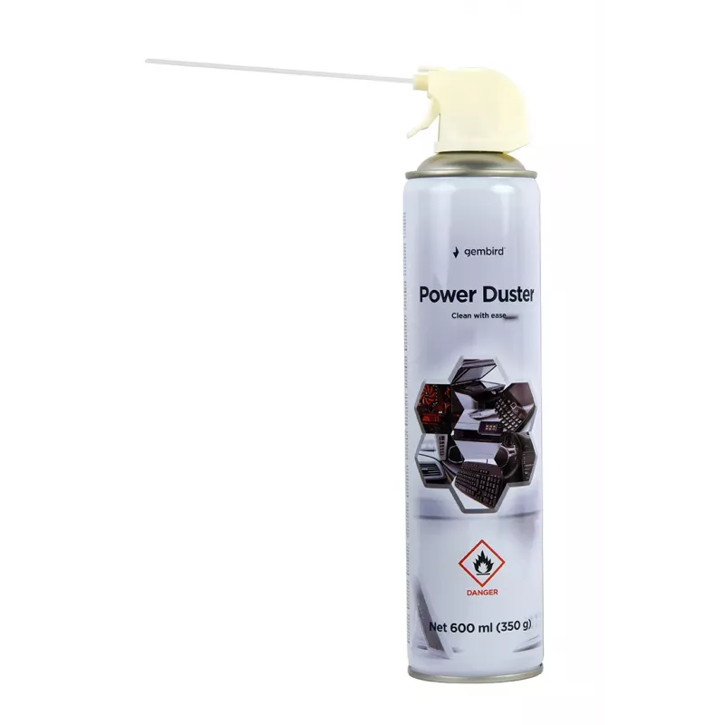 Saspiestā gaisa tīrītājs GEMBIRD CK-CAD-FL600-01 — 600 ml, 0,06 bāri, uzliesmojošs aerosols