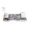 DIGITUS IEEE 1394a interfeisa karte, PCI-E, 3 porti: 1x ārējais 1394mini, 2x ārējie 1394a porti