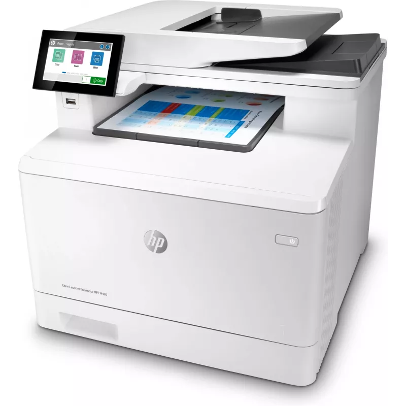 HP Color LaserJet Enterprise MFP M480f, lāzerkrāsu, 600 x 600 DPI, A4, tiešā drukāšana, balts, melns