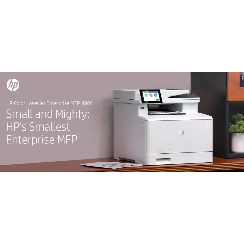 HP Color LaserJet Enterprise MFP M480f, lāzerkrāsu, 600 x 600 DPI, A4, tiešā drukāšana, balts, melns