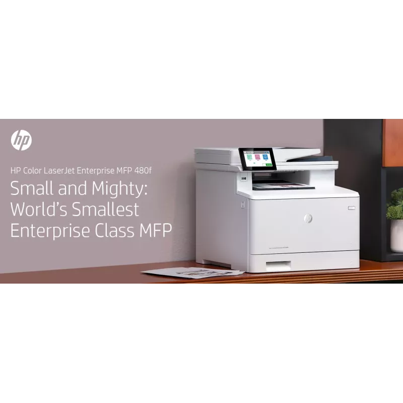 HP Color LaserJet Enterprise MFP M480f, lāzerkrāsu, 600 x 600 DPI, A4, tiešā drukāšana, balts, melns