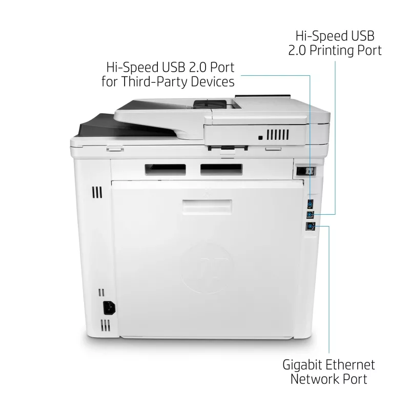 HP Color LaserJet Enterprise MFP M480f, lāzerkrāsu, 600 x 600 DPI, A4, tiešā drukāšana, balts, melns