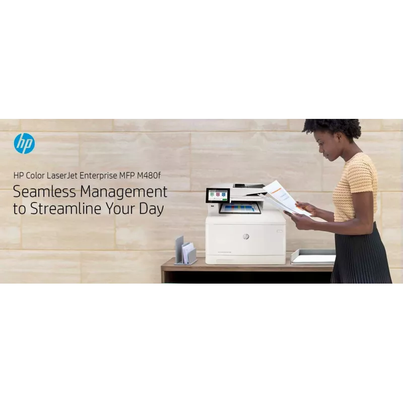 HP Color LaserJet Enterprise MFP M480f, lāzerkrāsu, 600 x 600 DPI, A4, tiešā drukāšana, balts, melns