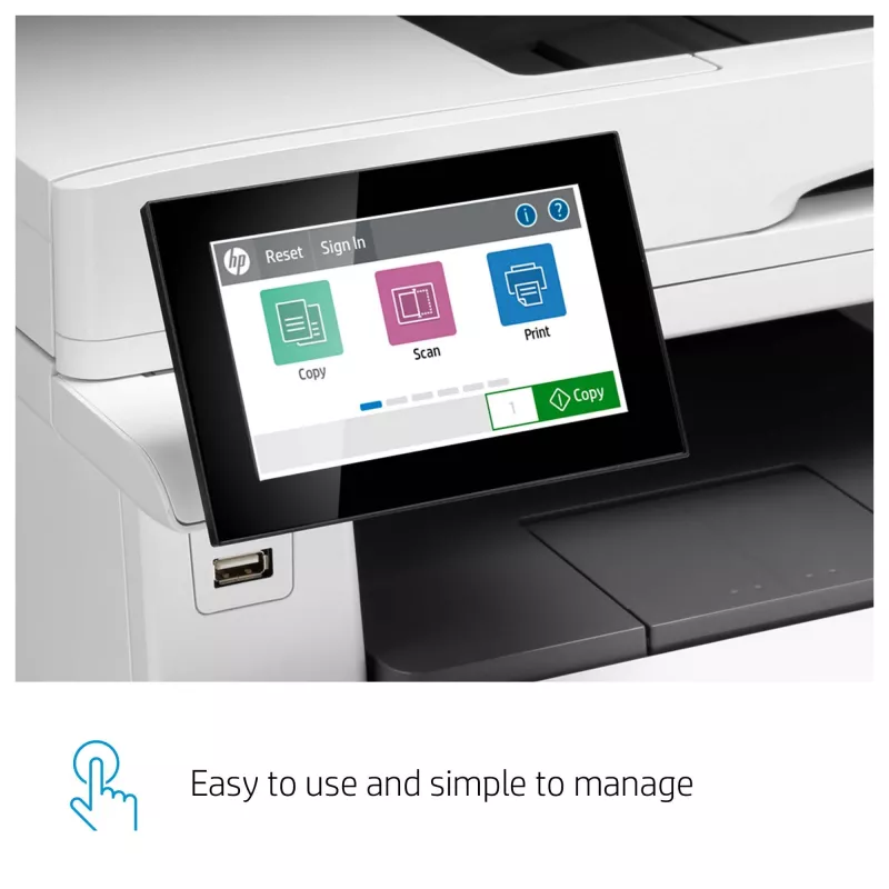 HP Color LaserJet Enterprise MFP M480f, lāzerkrāsu, 600 x 600 DPI, A4, tiešā drukāšana, balts, melns