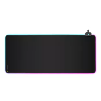 Spēļu peles paliktnis CORSAIR MM700 RGB — 930×400 mm, 4 mm biezums, gumijas pamatne, USB barots LED fona apgaismojums, melns