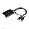 Club 3D CAC-1010-A aktīvais DisplayPort – Dual Link DVI-D adapteris, DisplayPort 1.2a, USB barošana, HDCP OFF, 0,6 m, melns