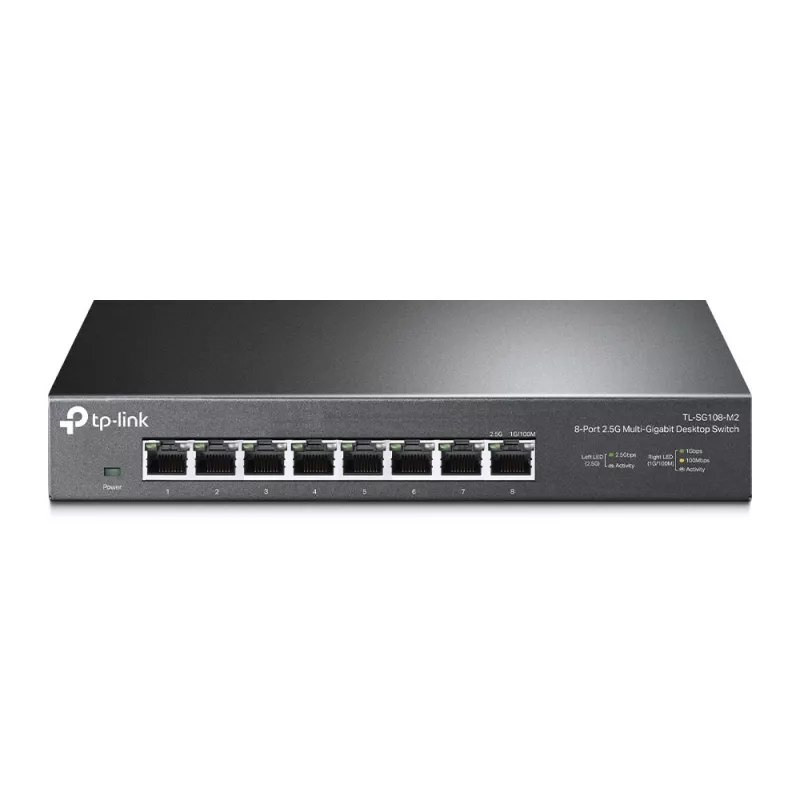 Nepārvaldāms slēdzis TP-Link TL-SG108-M2 8 portu 2.5G galddatora modelis