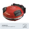 Picas cepeškrāsns Ariete 0909/10 1200 W Melna Sarkana 1 Pica 33 cm