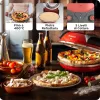 Picas cepeškrāsns Ariete 0909/10 1200 W Melna Sarkana 1 Pica 33 cm