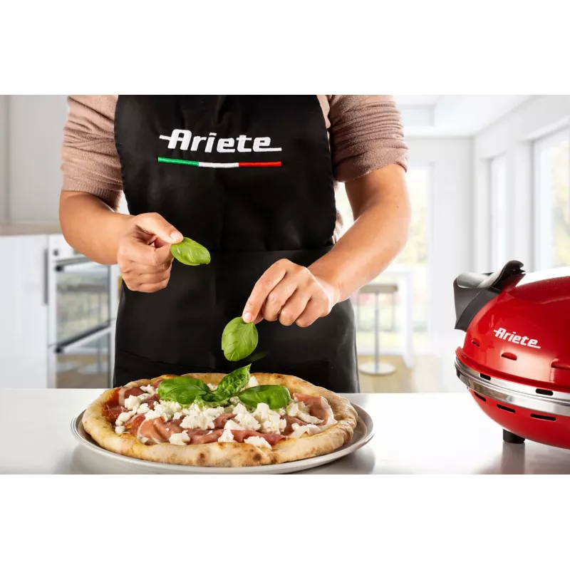 Picas cepeškrāsns Ariete 0909/10 1200 W Melna Sarkana 1 Pica 33 cm