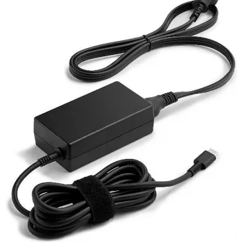 HP 65W USB-C LC barošanas adapteris, klēpjdatoram, iekštelpām, 65 W, maiņstrāva-uz-līdzstrāvu, HP, biznesam