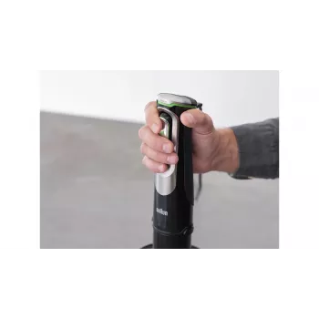 Braun MultiQuick 9 MQ 9135XI 0.6 L rokas blenderis 1200 W melns, nerūsējošs tērauds