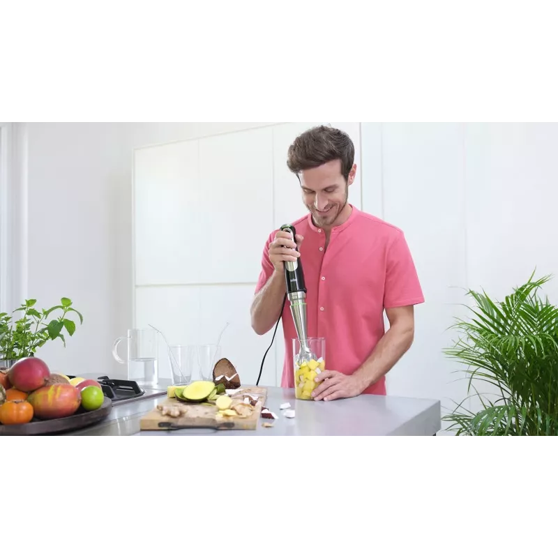 Braun MultiQuick 9 MQ 9135XI 0.6 L rokas blenderis 1200 W melns, nerūsējošs tērauds