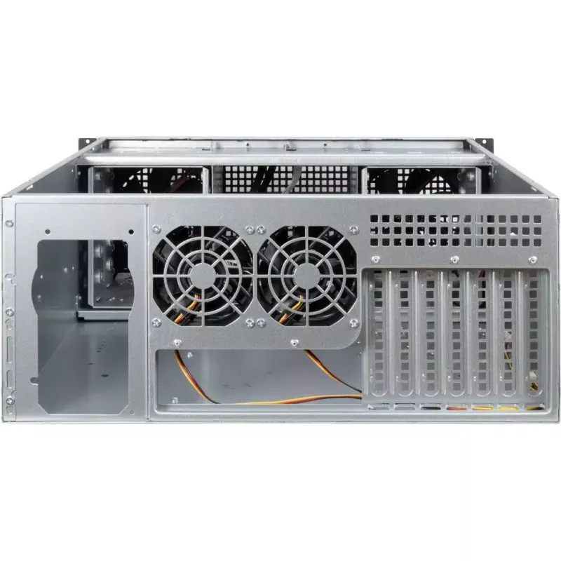 Servera korpuss Inter-Tech 4U 40248 Rack Melns, Pelēks