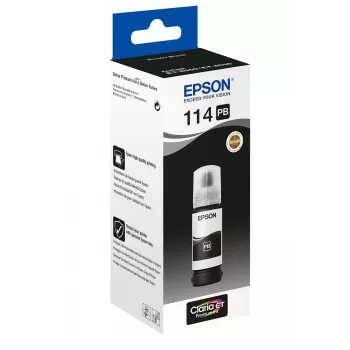 Epson 114 oriģinālā kasetne ar tinti Photo Black EcoTank ET-8550 ET-8500