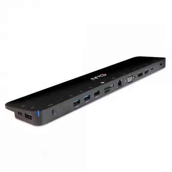 CLUB3D USB Type C 3.2 Gen1 Trīskāršā Displeja Dinamiskā PD Lādēšanas Dokstacija 100W PD Barošanas Avots
