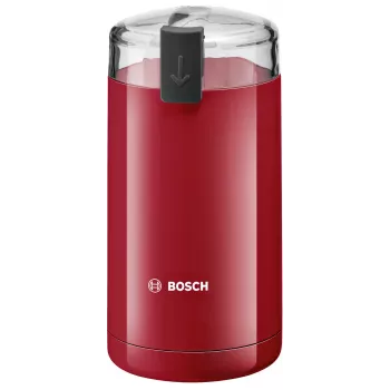 Kafijas dzirnaviņas Bosch TSM6A014R, 75 g, 180 W, nerūsējošā tērauda asmeņi, sarkana