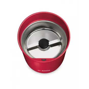 Kafijas dzirnaviņas Bosch TSM6A014R, 75 g, 180 W, nerūsējošā tērauda asmeņi, sarkana