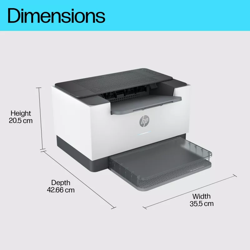 HP LaserJet M209dw printeris, lāzerprinteris, 600 x 600 DPI, A4, 29 lpp/min, divpusējā drukāšana, balts