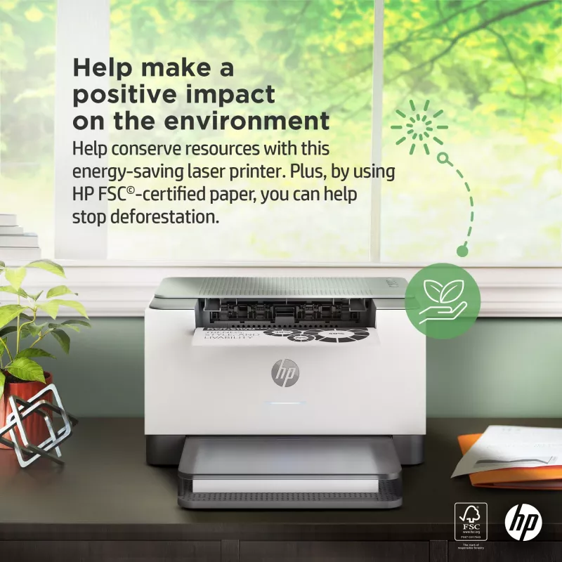 HP LaserJet M209dw printeris, lāzerprinteris, 600 x 600 DPI, A4, 29 lpp/min, divpusējā drukāšana, balts