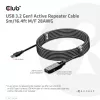 CLUB3D USB 3.2 Gen1 aktīvais pagarinātājkabelis 5m / 16.4 ft M/F 28AWG