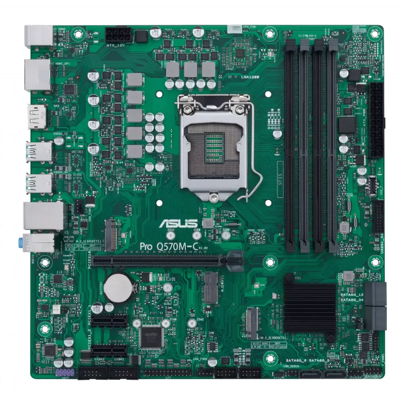 Mātesplate ASUS PRO Q570M-C/CSM Intel Q570 LGA 1200 micro ATX