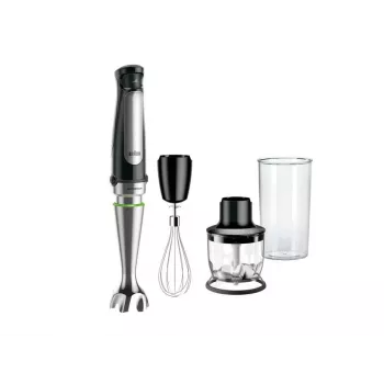 Braun MQ 7025X 0.6 L rokas blenderis 1000 W Melns, Nerūsējošais tērauds