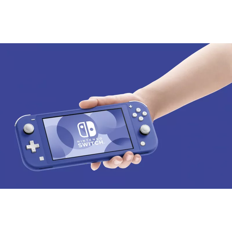 Pārnēsājamā spēļu konsole Nintendo Switch Lite, 32 GB, NVIDIA Custom Tegra, 5,5" LCD skārienjutīgs ekrāns, 1280 x 720, analogā un digitālā vadība, Home un ieslēgšanas pogas, zilā krāsā