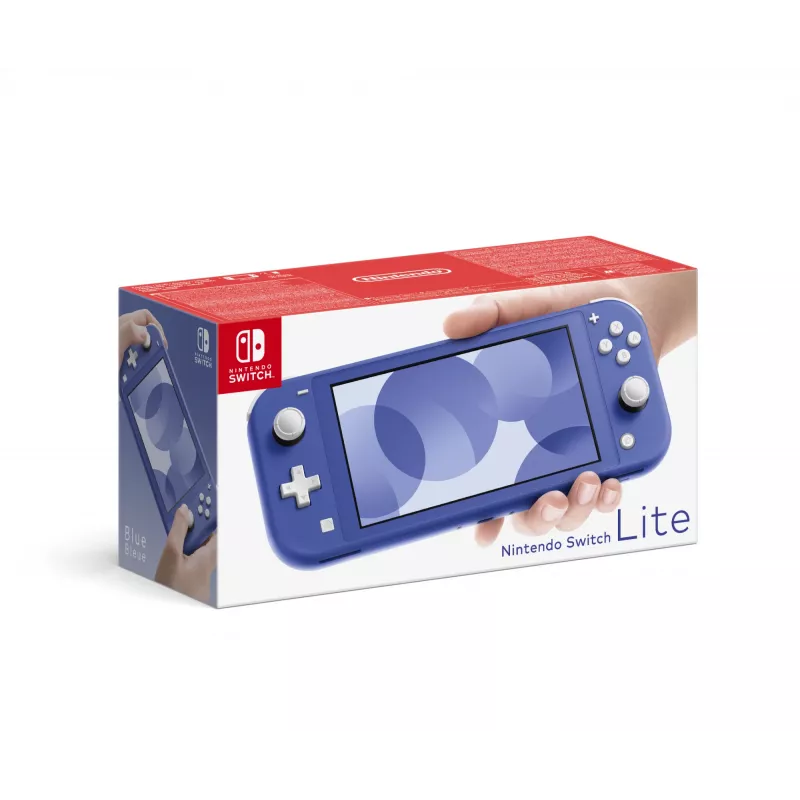 Pārnēsājamā spēļu konsole Nintendo Switch Lite, 32 GB, NVIDIA Custom Tegra, 5,5" LCD skārienjutīgs ekrāns, 1280 x 720, analogā un digitālā vadība, Home un ieslēgšanas pogas, zilā krāsā