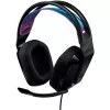 Logitech G G335 Galvas austiņas ar lentes galvas saiti, 3.5 mm savienotājs, Melna