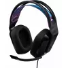 Logitech G G335 Galvas austiņas ar lentes galvas saiti, 3.5 mm savienotājs, Melna