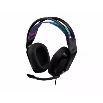 Logitech G G335 Galvas austiņas ar lentes galvas saiti, 3.5 mm savienotājs, Melna