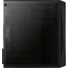 PC korpuss AEROCOOL CS107V2 Mini Tower — Melns, microATX/Mini-ITX, 2x120mm ventilatori, 1x3.5 collu + 2x2.5 collu sloti