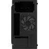 PC korpuss AEROCOOL CS107V2 Mini Tower — Melns, microATX/Mini-ITX, 2x120mm ventilatori, 1x3.5 collu + 2x2.5 collu sloti