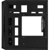 PC korpuss AEROCOOL CS107V2 Mini Tower — Melns, microATX/Mini-ITX, 2x120mm ventilatori, 1x3.5 collu + 2x2.5 collu sloti