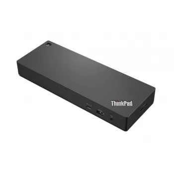 Lenovo 40B00300EU doku stacija / portu replikators Vadu Thunderbolt 4 Melns, Sarkans