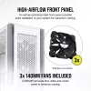 PC korpuss Corsair 7000D AIRFLOW Full Tower Balts