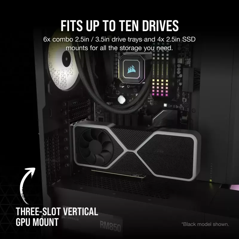 PC korpuss Corsair 7000D AIRFLOW Full Tower Balts