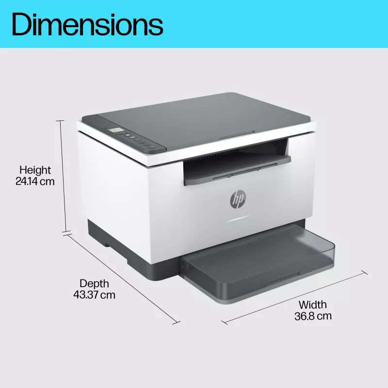 Daudzfunkciju lāzerprinteris HP LaserJet MFP M234dw — Melnbalts, A4, 29 lpp/min, Duplekss, Wi‑Fi, Ethernet