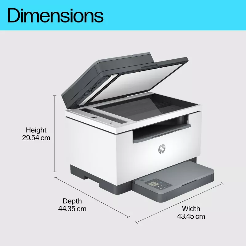 Daudzfunkciju lāzerprinteris HP LaserJet MFP M234sdw — Mono A4, 29 lpp/min, Duplekss, Wi‑Fi, Ethernet
