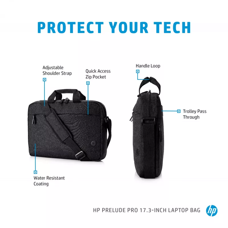 HP Prelude 17.3 collu klēpjdatora soma