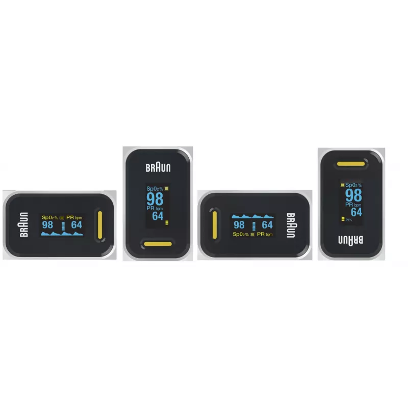 Braun YK-81CEU Pulse Oximeter 1, melns