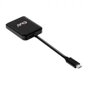 CLUB3D USB3.2 Gen2 Type-C (DP Alt-Mode) uz DisplayPort Divu Monitoru 4K60Hz M/F MST centrmezgls